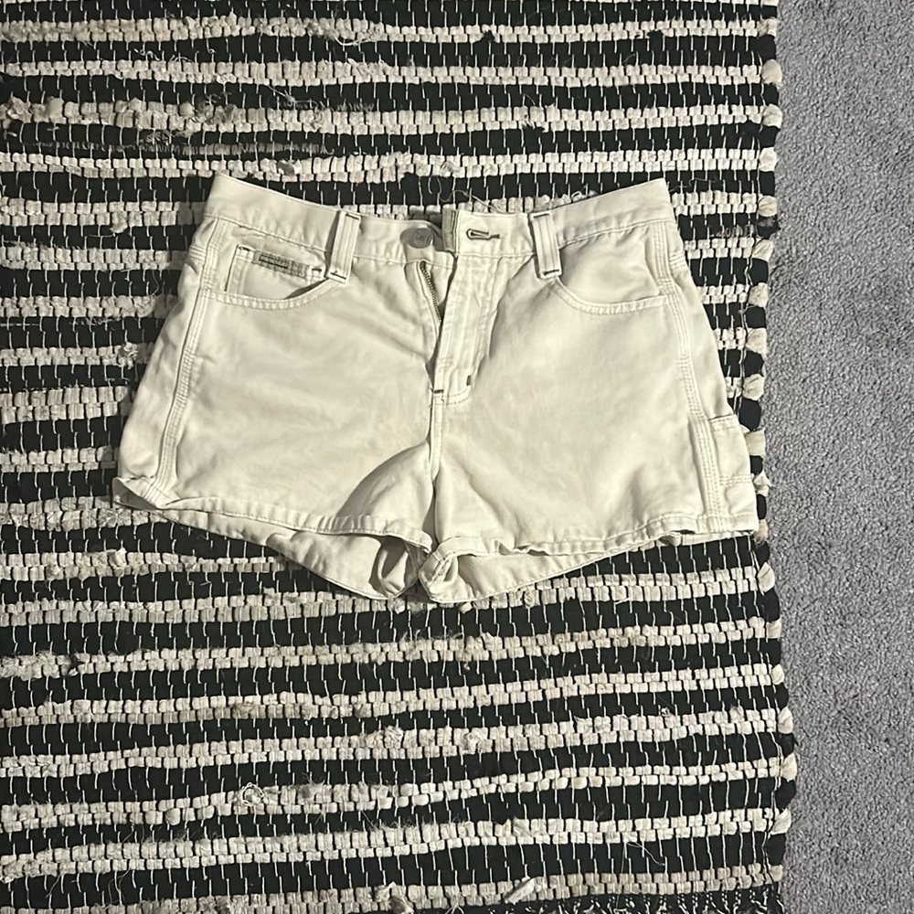 Vintage Lei beige cargo shorts